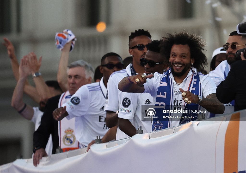 Real Madrid celebrate 14th Champions League win
