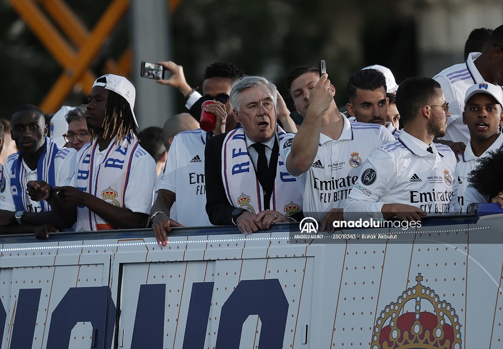 Real Madrid celebrate 14th Champions League win