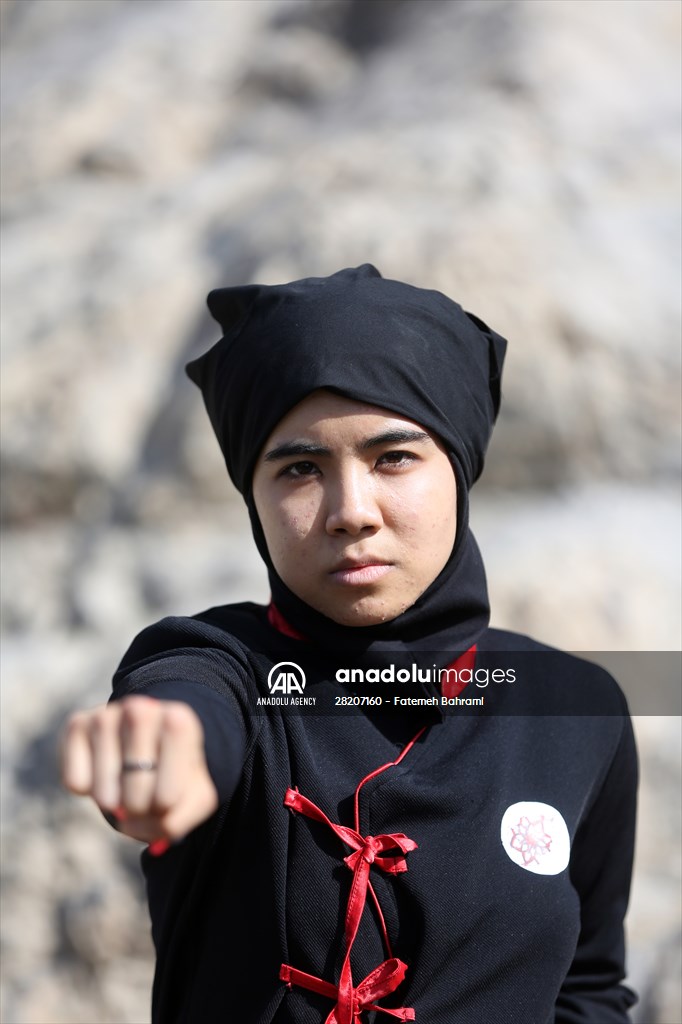 Afghan female Ninjas in Iran wants to participate in global competitions on behalf of their country