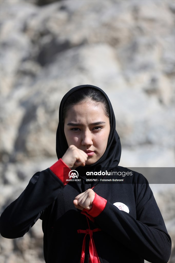 Afghan female Ninjas in Iran wants to participate in global competitions on behalf of their country