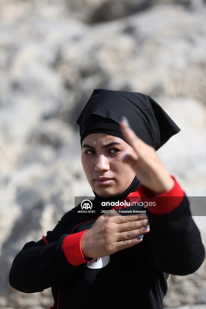 Afghan female Ninjas in Iran wants to participate in global competitions on behalf of their country