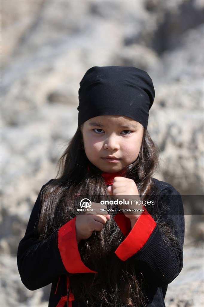 Afghan female Ninjas in Iran wants to participate in global competitions on behalf of their country