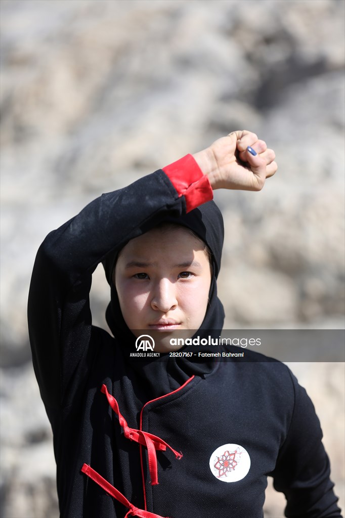 Afghan female Ninjas in Iran wants to participate in global competitions on behalf of their country