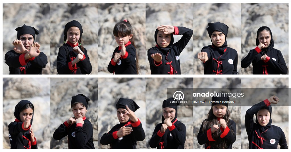 Afghan female Ninjas in Iran wants to participate in global competitions on behalf of their country