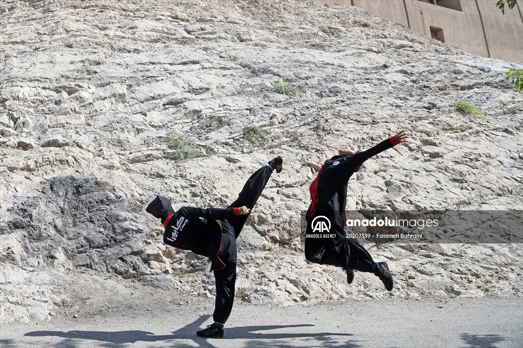 Afghan female Ninjas in Iran wants to participate in global competitions on behalf of their country