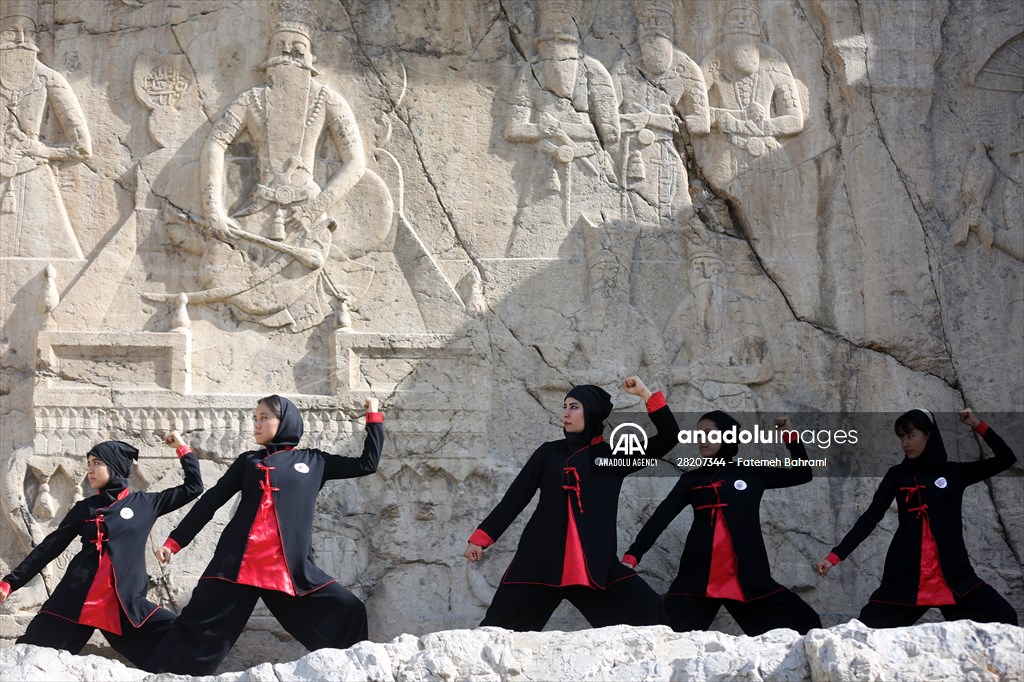 Afghan female Ninjas in Iran wants to participate in global competitions on behalf of their country