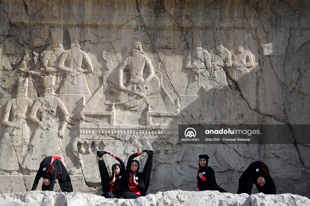 Afghan female Ninjas in Iran wants to participate in global competitions on behalf of their country