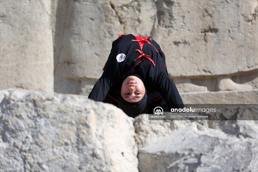 Afghan female Ninjas in Iran wants to participate in global competitions on behalf of their country