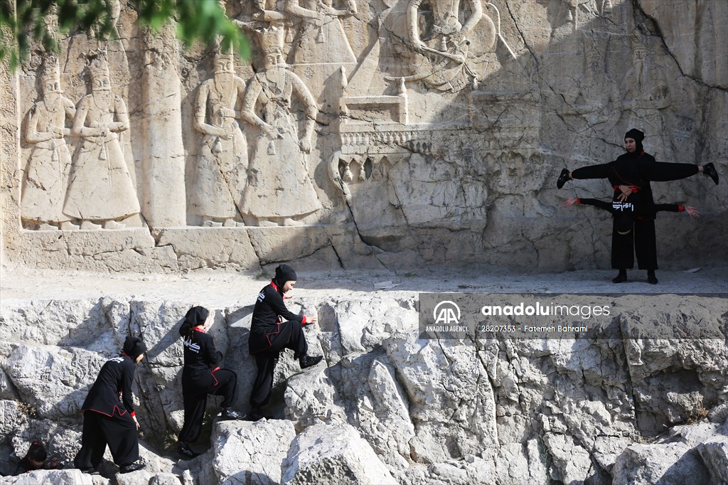 Afghan female Ninjas in Iran wants to participate in global competitions on behalf of their country