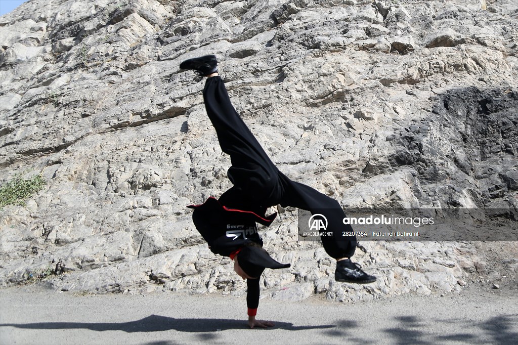 Afghan female Ninjas in Iran wants to participate in global competitions on behalf of their country