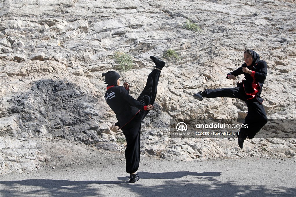 Afghan female Ninjas in Iran wants to participate in global competitions on behalf of their country