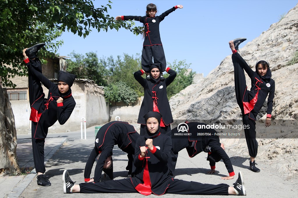 Afghan female Ninjas in Iran wants to participate in global competitions on behalf of their country