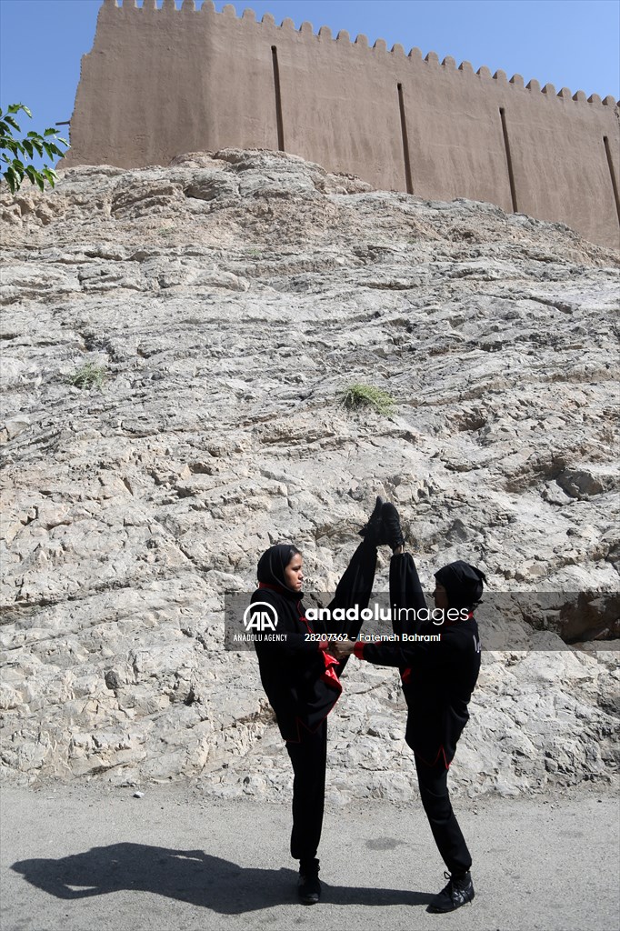 Afghan female Ninjas in Iran wants to participate in global competitions on behalf of their country
