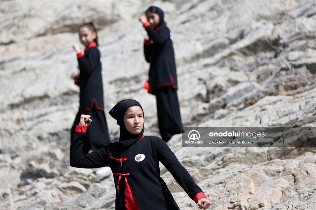 Afghan female Ninjas in Iran wants to participate in global competitions on behalf of their country