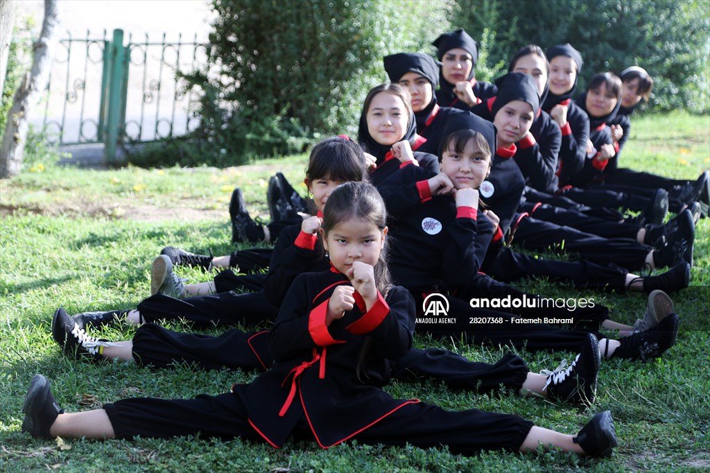 Afghan female Ninjas in Iran wants to participate in global competitions on behalf of their country