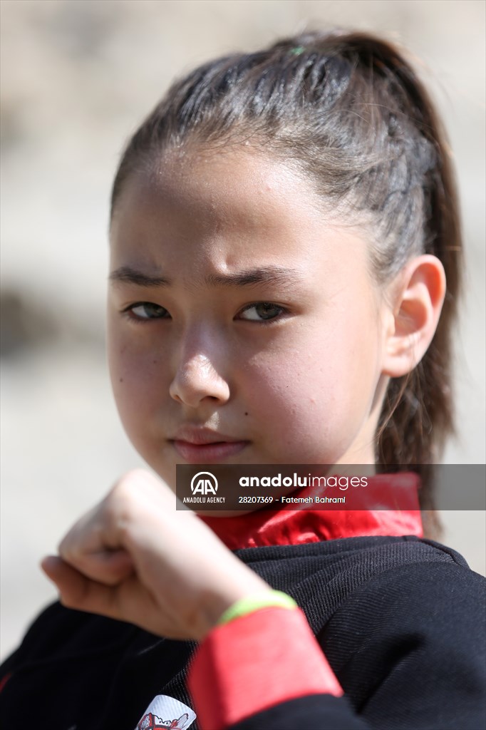 Afghan female Ninjas in Iran wants to participate in global competitions on behalf of their country