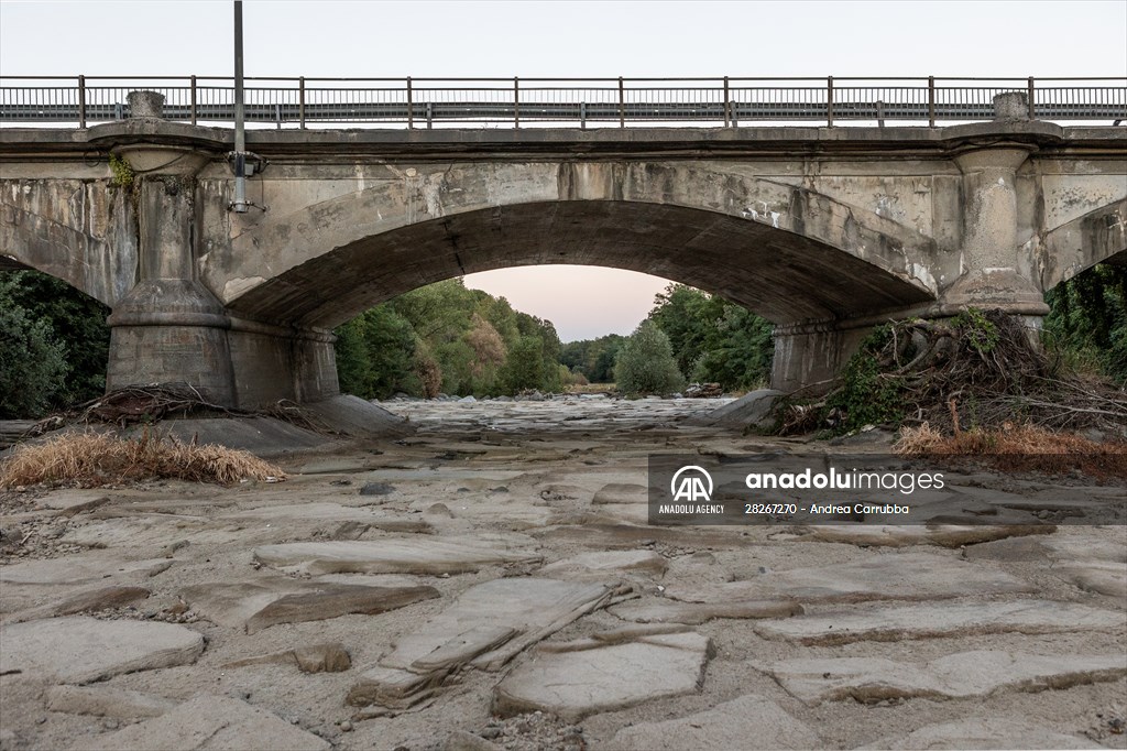 Drought emergency in Piedmont, Italy