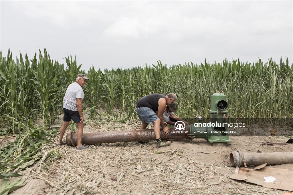 Drought emergency in Piedmont, Italy