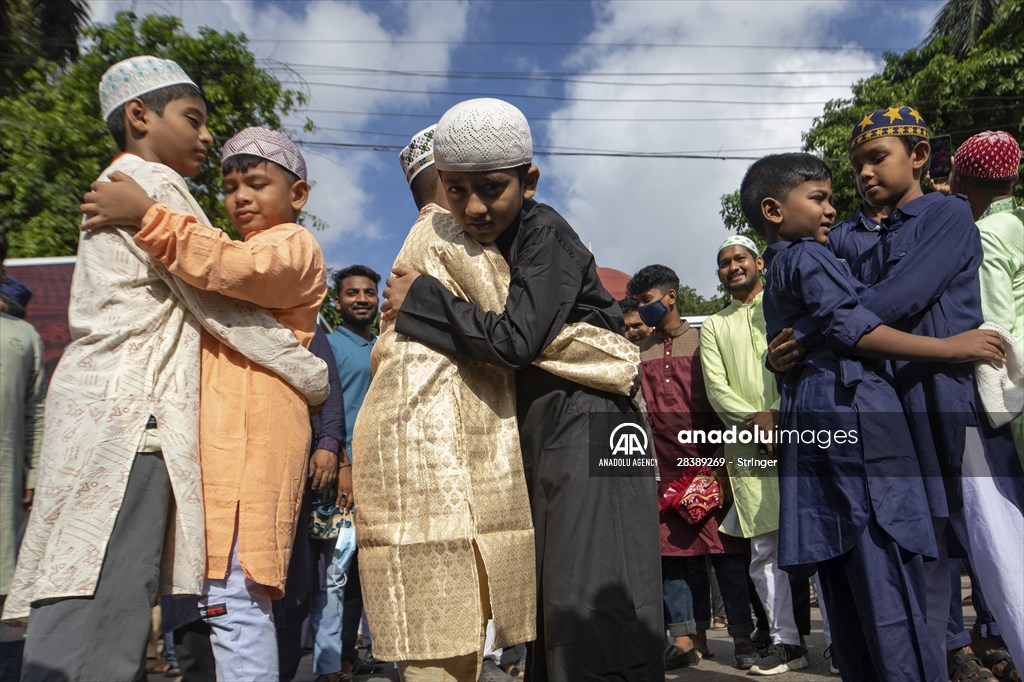 Eid alAdha Celebration in Bangladesh Anadolu Images