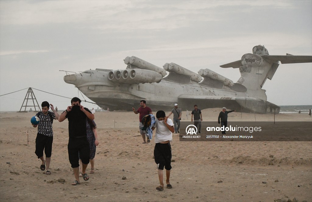 The rocket ship-ekranoplan of the project 903 "Lun"