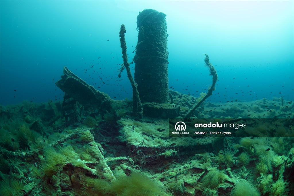 Shipwreck of Royal Navy's HMS Majestic in Gallipoli