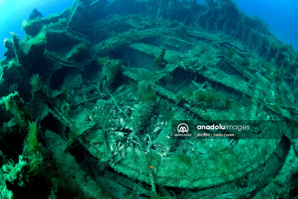 Shipwreck of Royal Navy's HMS Majestic in Gallipoli
