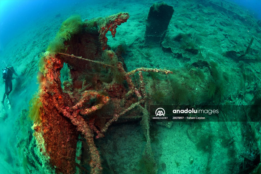 Shipwreck of Royal Navy's HMS Majestic in Gallipoli