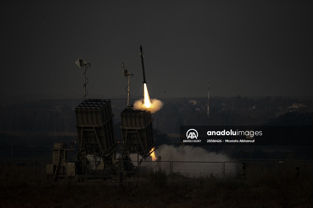 Iron Dome air systems fired against rockets launched from Gaza