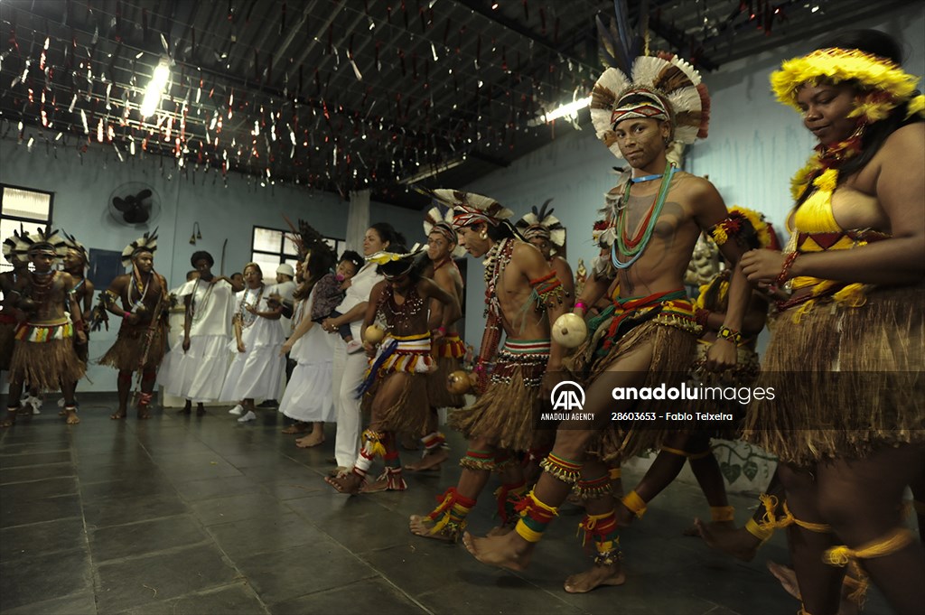 International Day of Indigenous Peoples in Rio de Janeiro Brazil