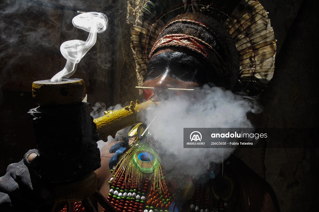 International Day of Indigenous Peoples in Rio de Janeiro Brazil