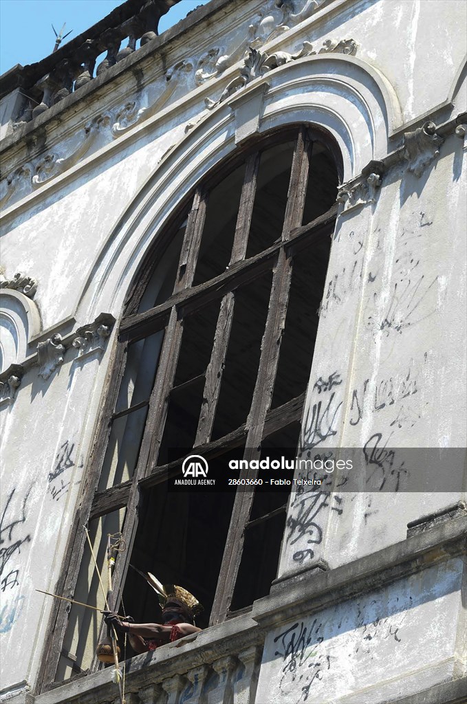 International Day of Indigenous Peoples in Rio de Janeiro Brazil