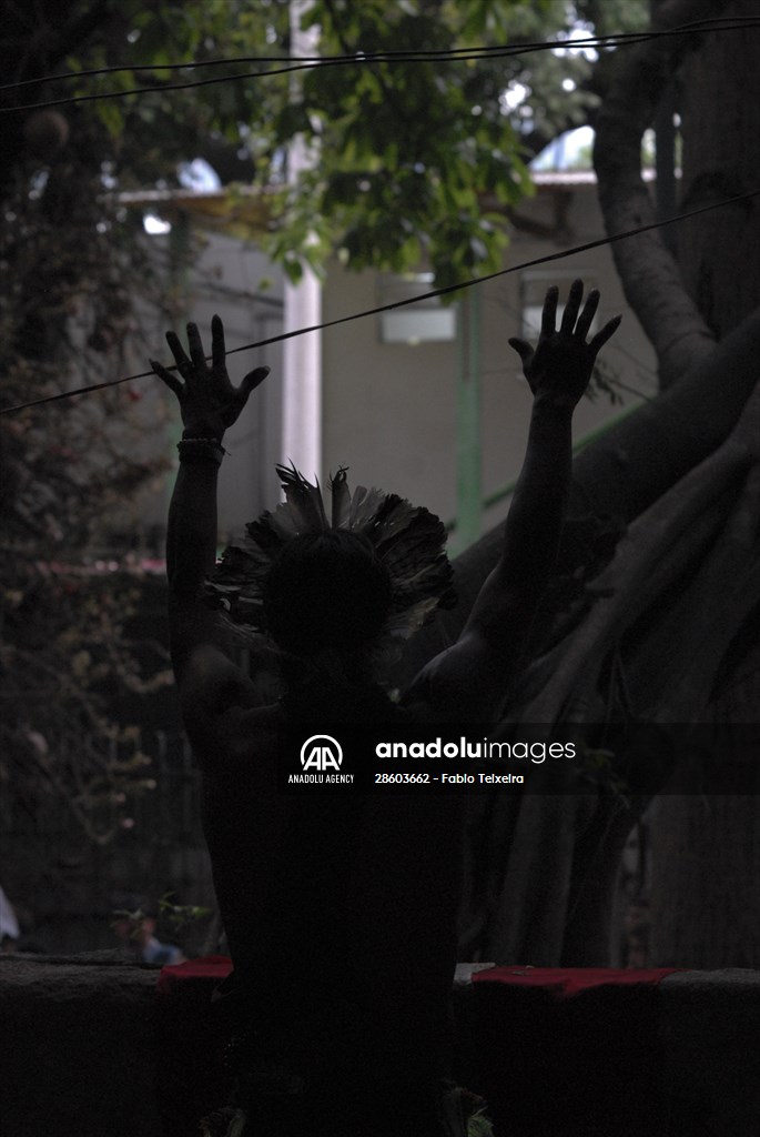 International Day of Indigenous Peoples in Rio de Janeiro Brazil