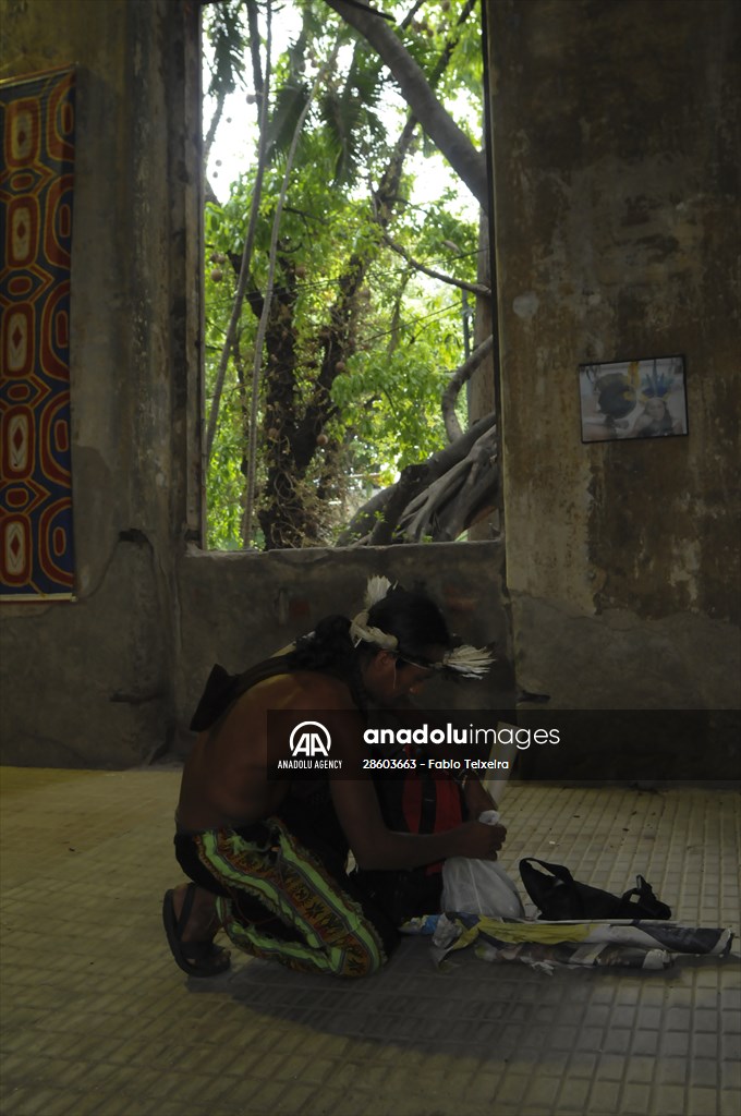 International Day of Indigenous Peoples in Rio de Janeiro Brazil