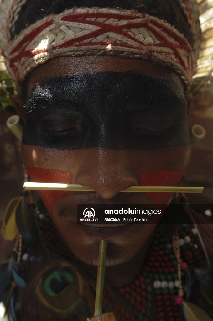 International Day of Indigenous Peoples in Rio de Janeiro Brazil