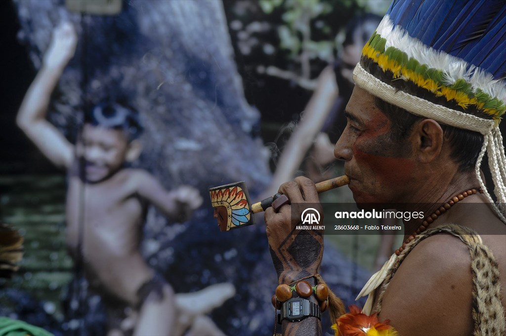 International Day of Indigenous Peoples in Rio de Janeiro Brazil