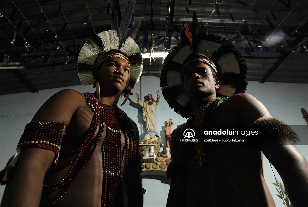 International Day of Indigenous Peoples in Rio de Janeiro Brazil