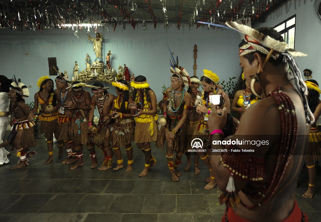 International Day of Indigenous Peoples in Rio de Janeiro Brazil