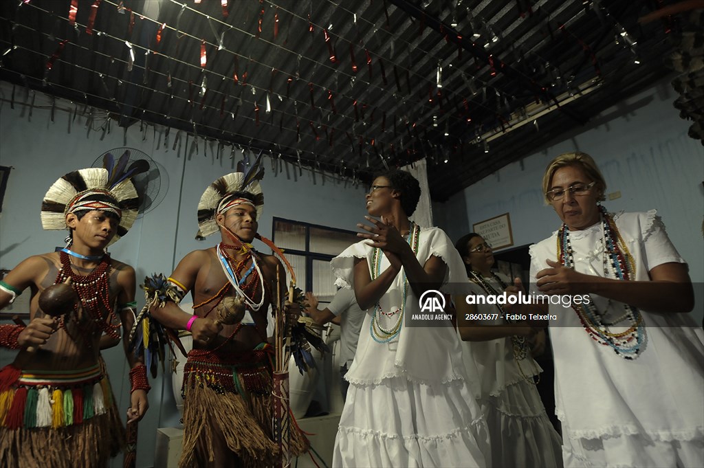 International Day of Indigenous Peoples in Rio de Janeiro Brazil