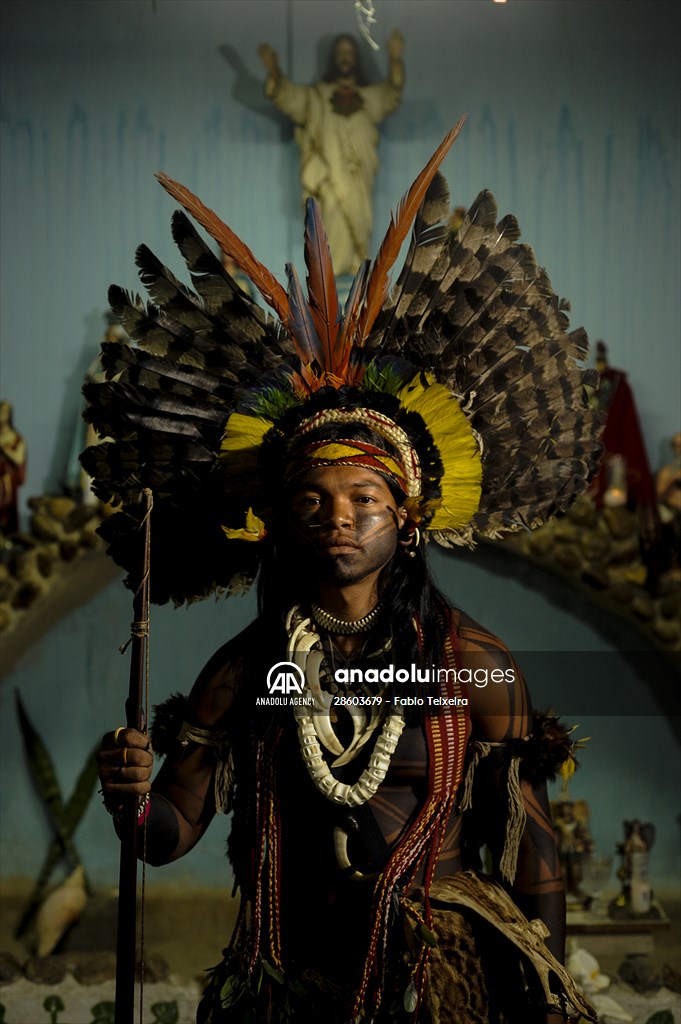 International Day of Indigenous Peoples in Rio de Janeiro Brazil