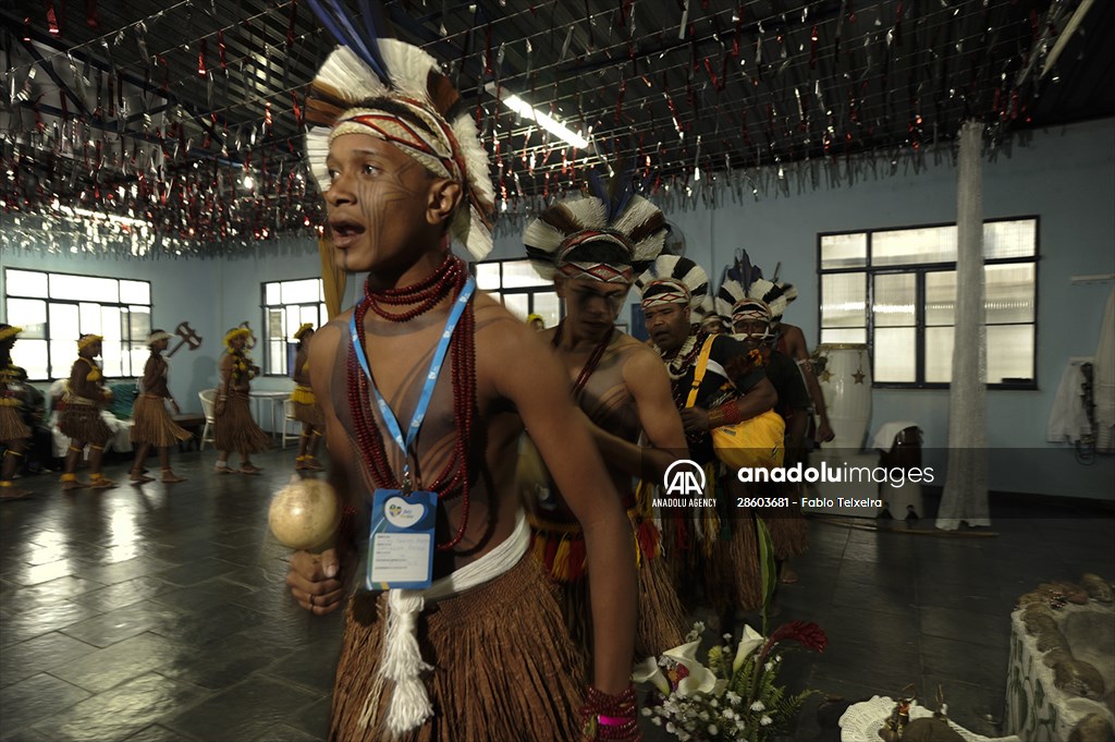 International Day of Indigenous Peoples in Rio de Janeiro Brazil