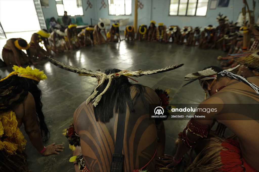 International Day of Indigenous Peoples in Rio de Janeiro Brazil