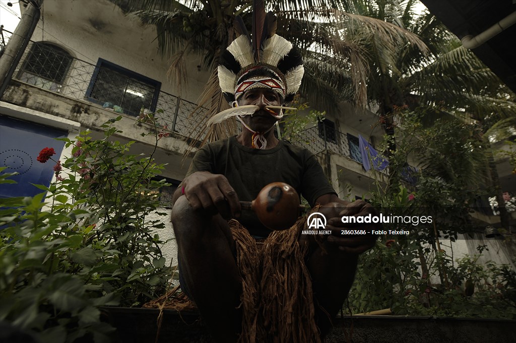 International Day of Indigenous Peoples in Rio de Janeiro Brazil