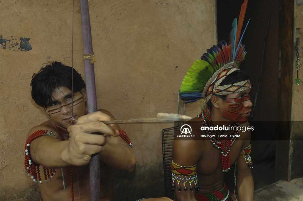 International Day of Indigenous Peoples in Rio de Janeiro Brazil