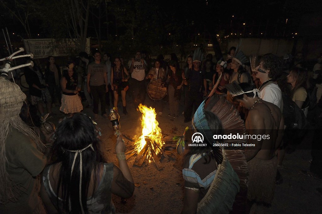International Day of Indigenous Peoples in Rio de Janeiro Brazil