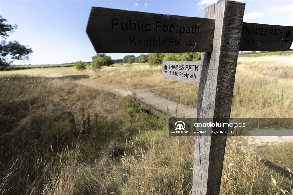 Source of River Thames dries out due to drought