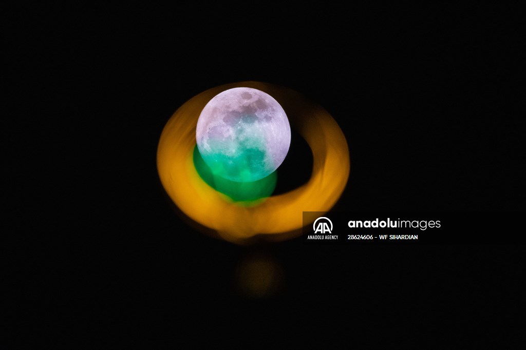 Supermoon in Indonesia Anadolu Images