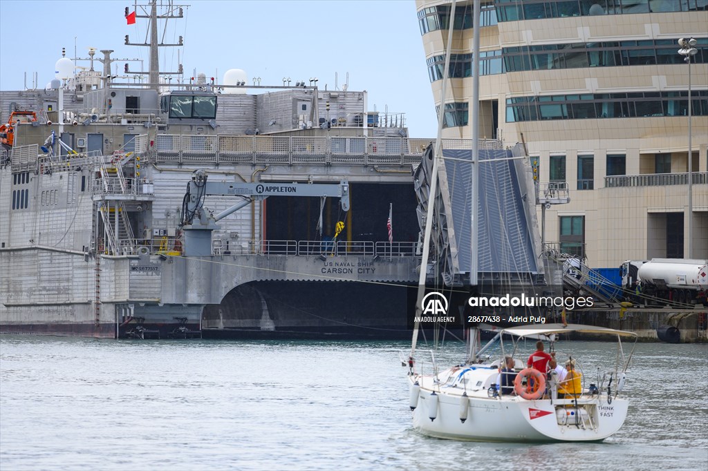 United States Navy's Military Sealift Command's Spearhead-class ...