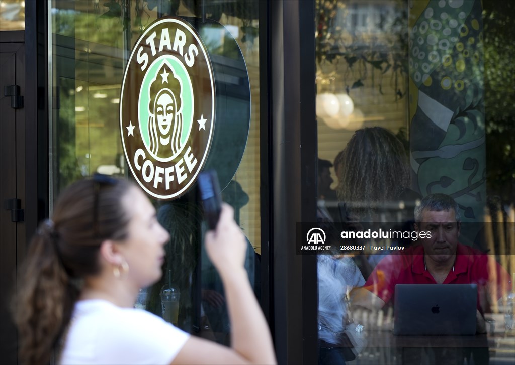 Former Starbucks coffee shops reopened as Stars Coffee in Russia