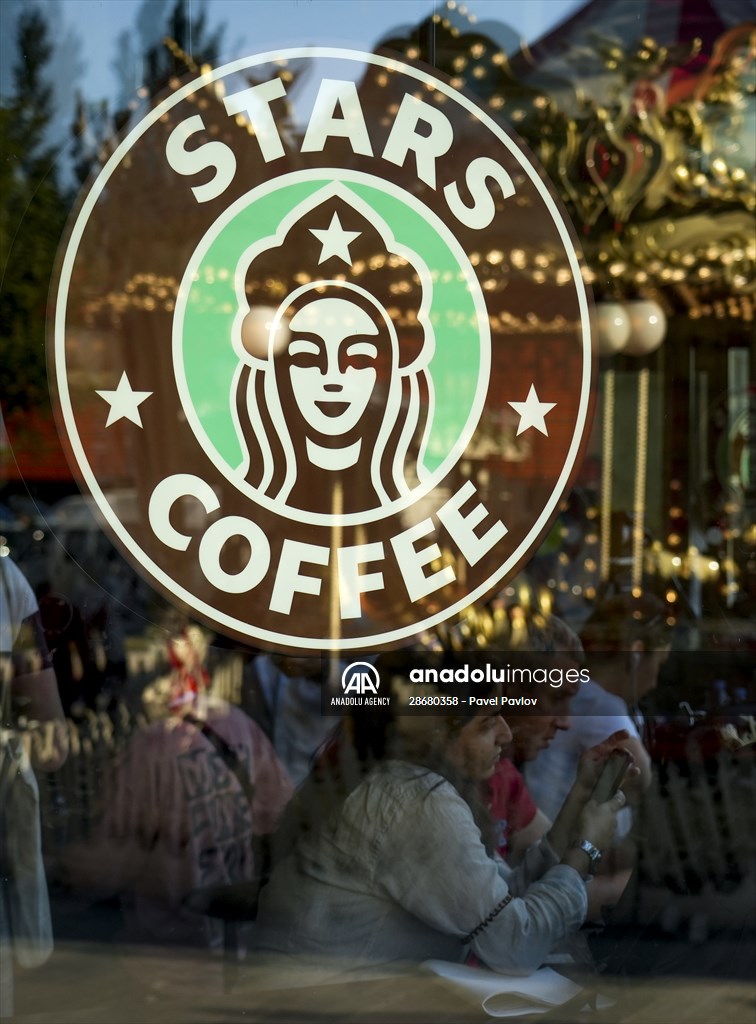 Former Starbucks coffee shops reopened as Stars Coffee in Russia