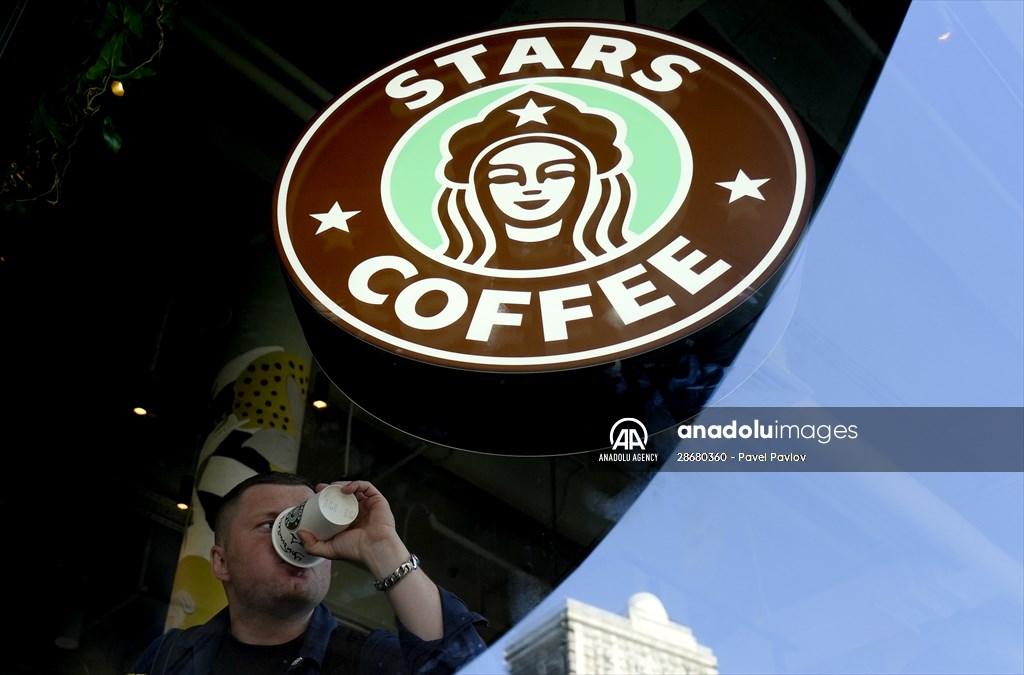 Former Starbucks coffee shops reopened as Stars Coffee in Russia